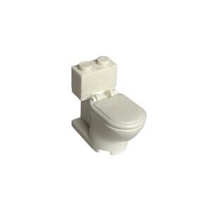Mega Bloks Replacement Toliet White Bricks Toy